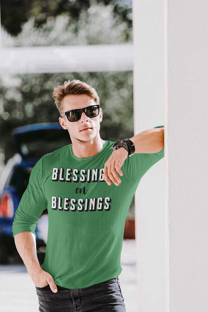 Blessings on Blessings - Men's Long Sleeve Shirt