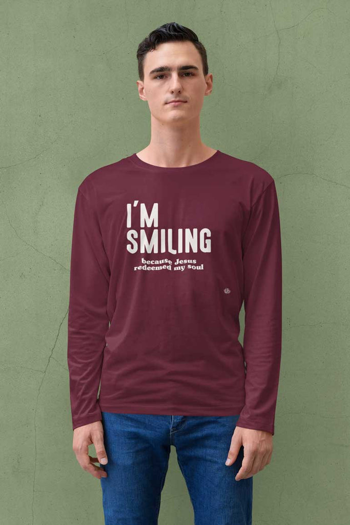 I'm Smiling - Men's Long Sleeve Shirt