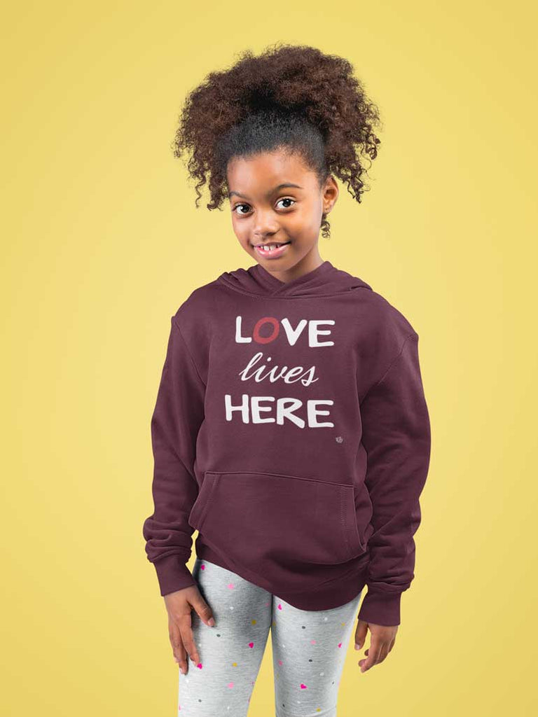 Love Lives Here - Toddler Fleece Hoodie