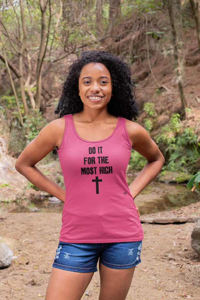 Do It For The Most High - Ladies' Racerback Tank