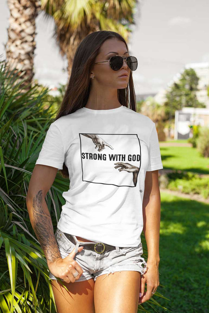 Strong With God - Ladies' T-Shirt