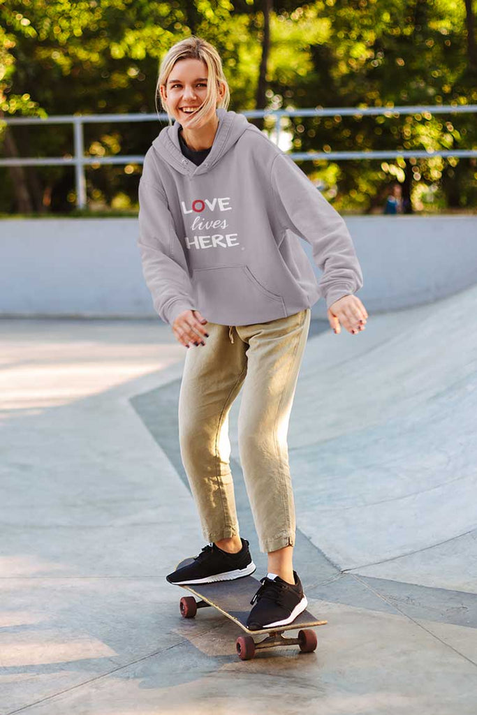 Love Lives Here - Youth Pullover Hoodie