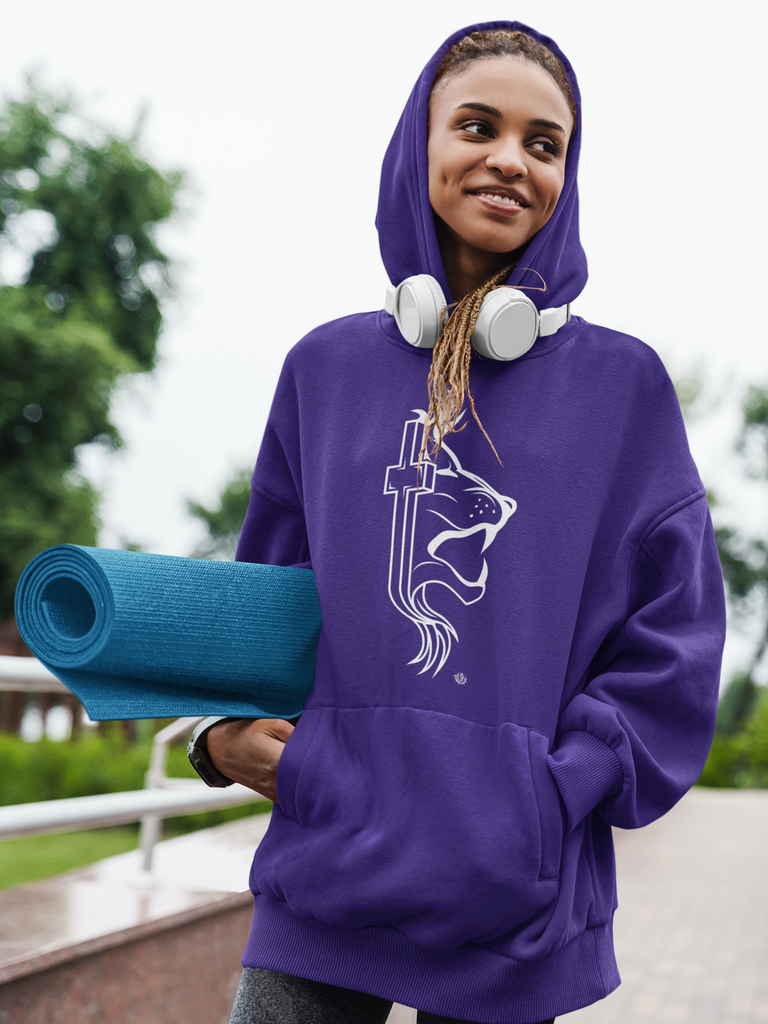 Cross-Lion - Ladies' Pullover Hoodie