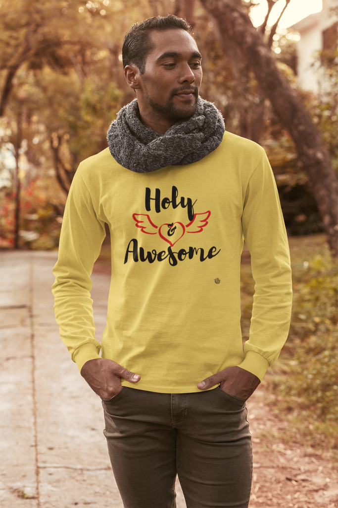 Holy & Awesome - Men's Long Sleeve Shirt