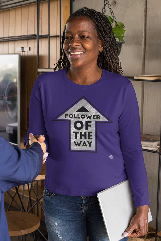 Follower of the Way - Ladies' Long Sleeve Shirt