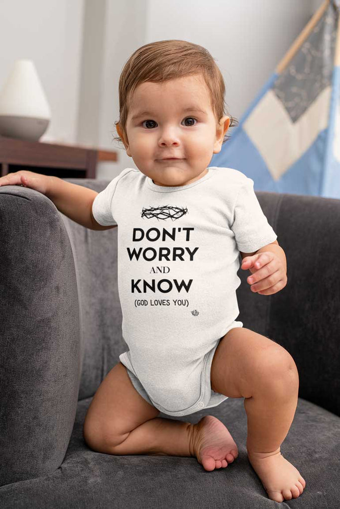 Don't Worry, Know - Baby Onesie