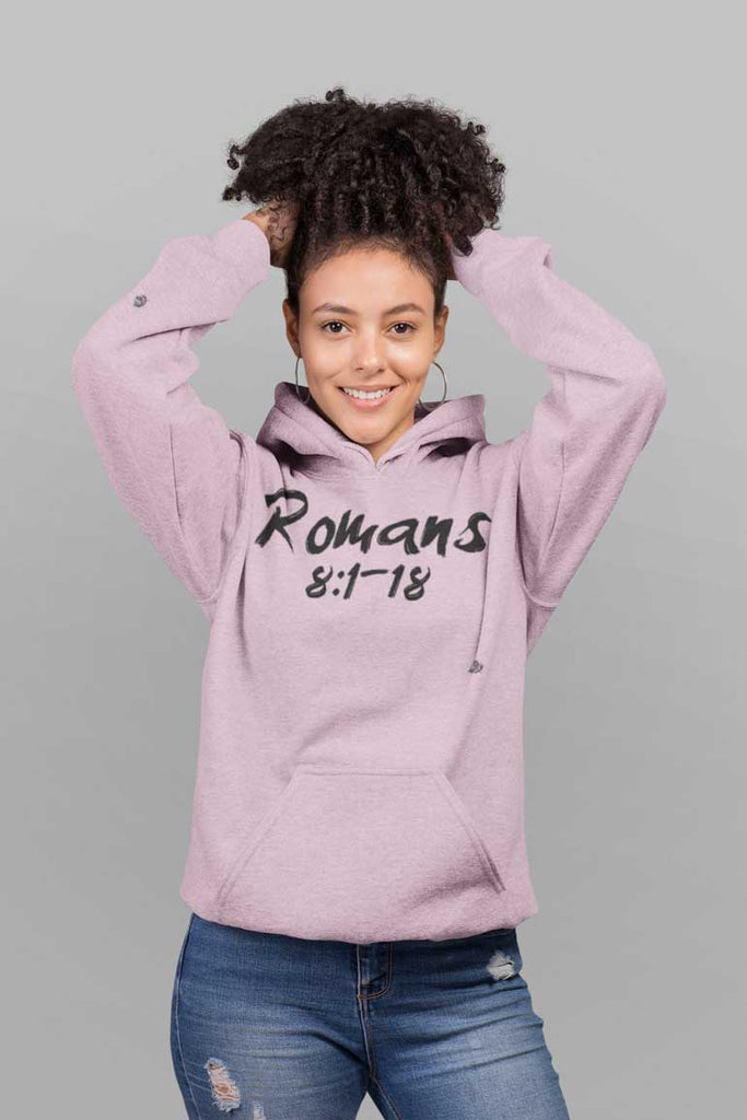 Romans 8:1-18 - Ladies' Pullover Hoodie