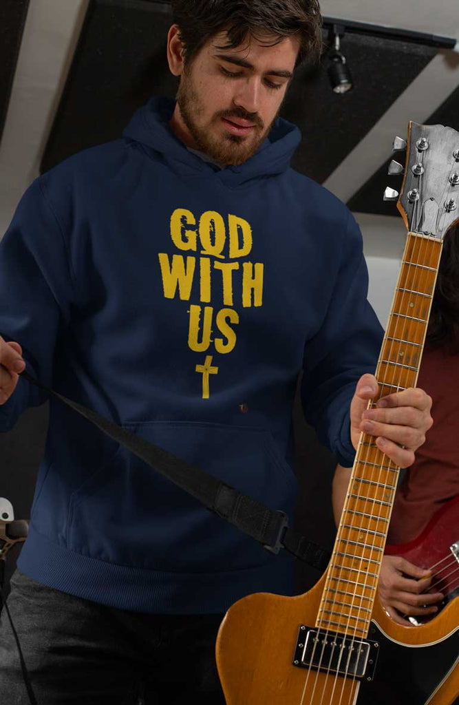 God With Us - Men's Pullover Hoodie