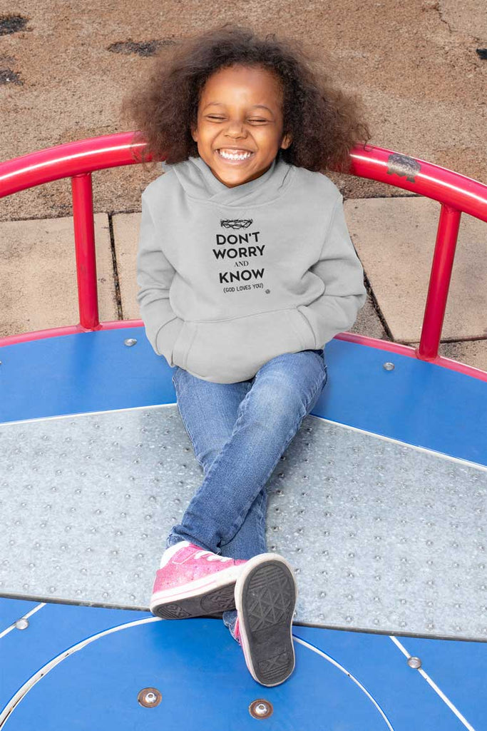 Don't Worry, Know - Toddler Fleece Hoodie