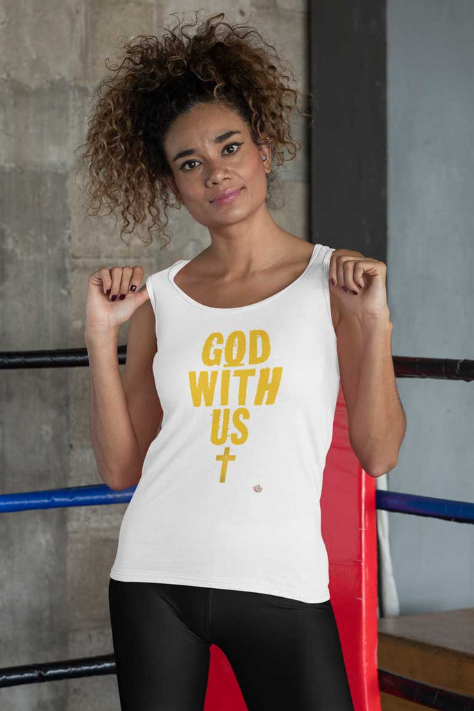 God With Us - Ladies' Racerback Tank