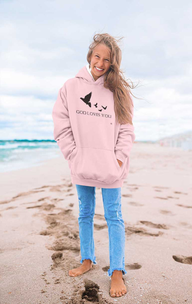 God Loves You - Ladies Pullover Hoodie