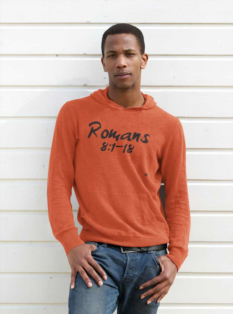 Romans 8:1-18 - Men's Pullover Hoodie