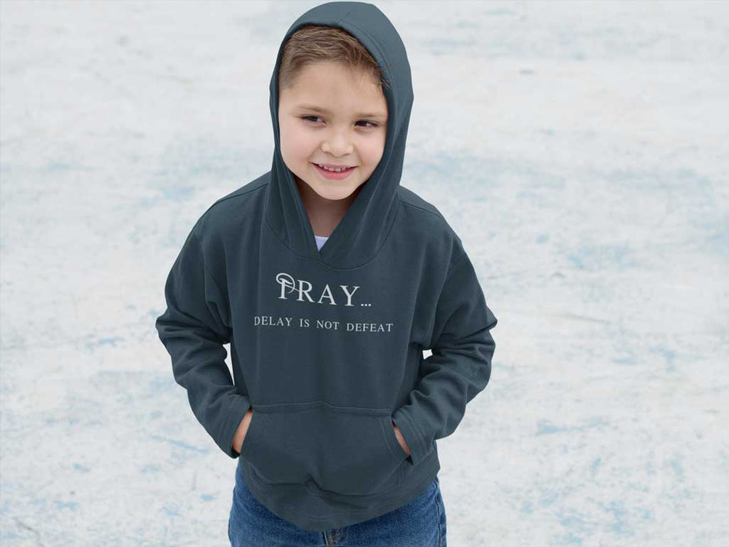 Pray Delay - Toddler Fleece Hoodie