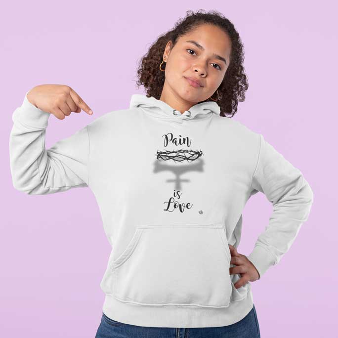 Pain Is Love - Ladies' Pullover Hoodie