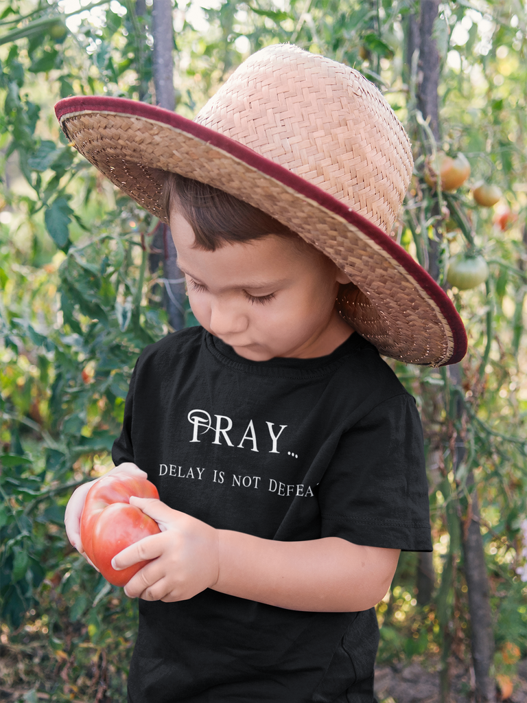 Pray Delay - Toddler Jersey T-Shirt