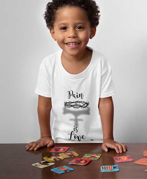 Pain Is Love - Toddler Jersey T-Shirt