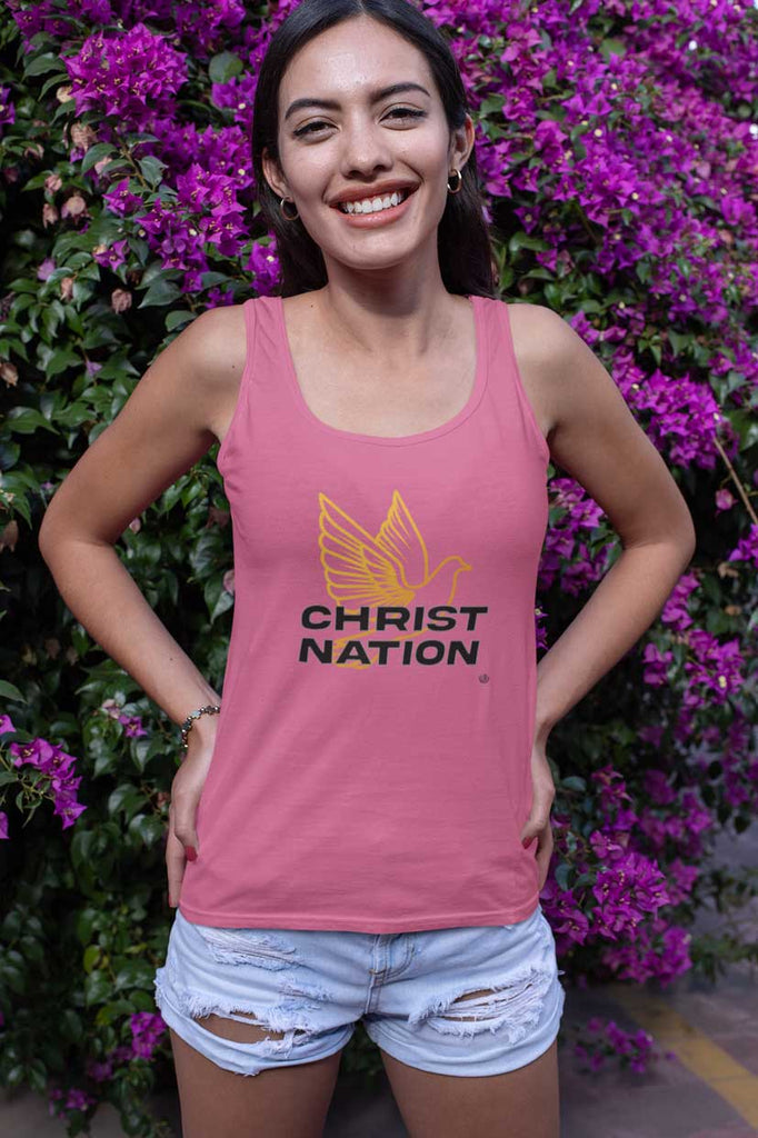 Christ Nation - Ladies' Racerback Tank